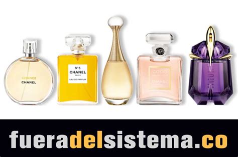 perfumes mas usados de mujer.